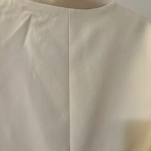 Elevenses Anthropologie Open Ruffled Madelyn Blazer, Two-Tone - Picture 5 of 5